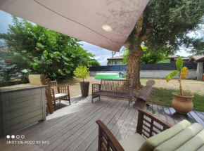 Maison climatisée avec grand jardin, Mimizan